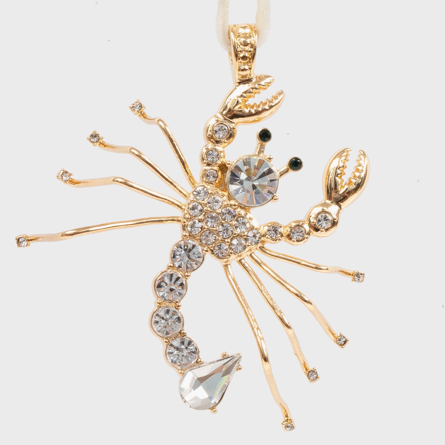 Scorpio Zodiac Hanging Ornament Sparkling Astrological Crystal Gift Decor