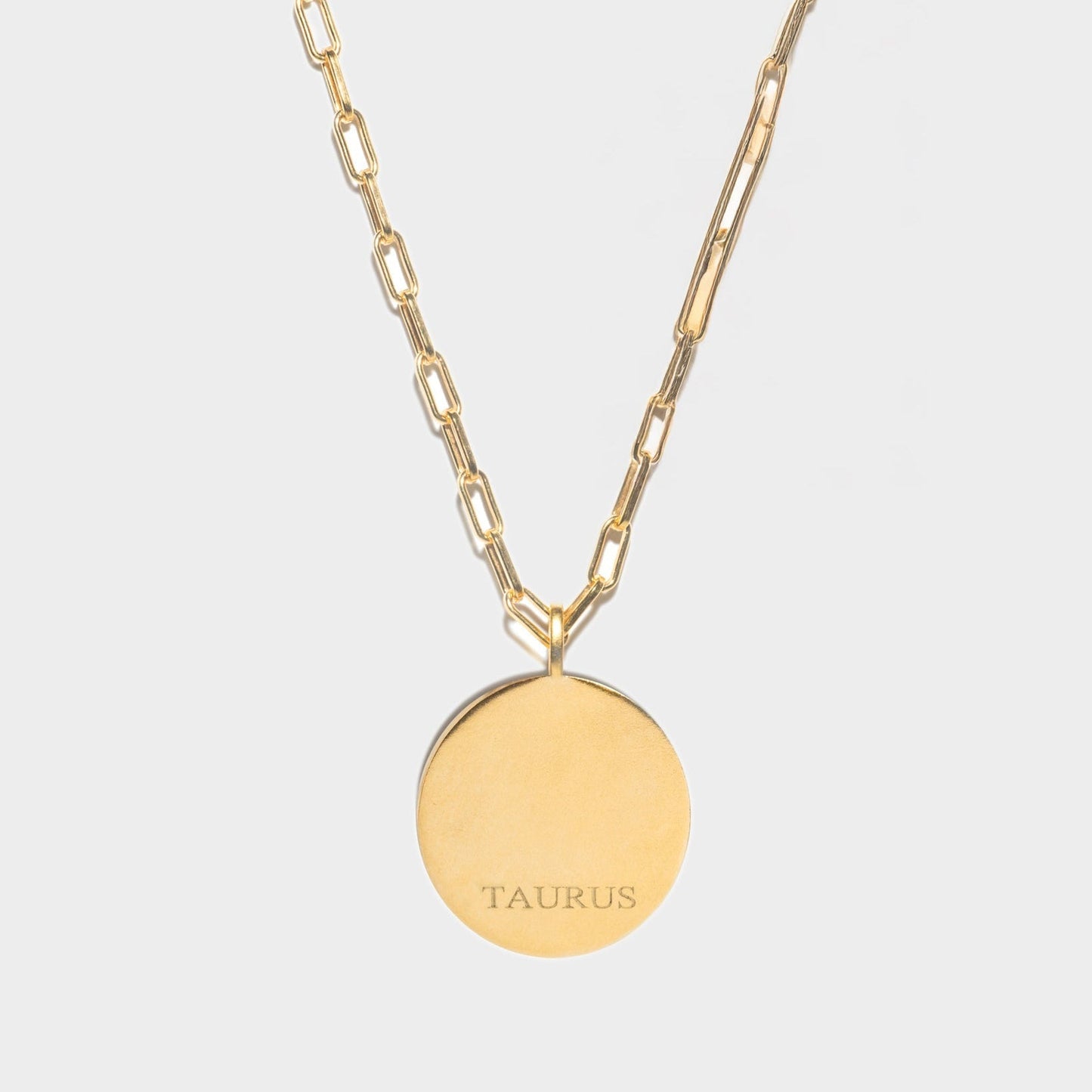 Taurus Gold Vermeil Pendant Necklace with Diamonds