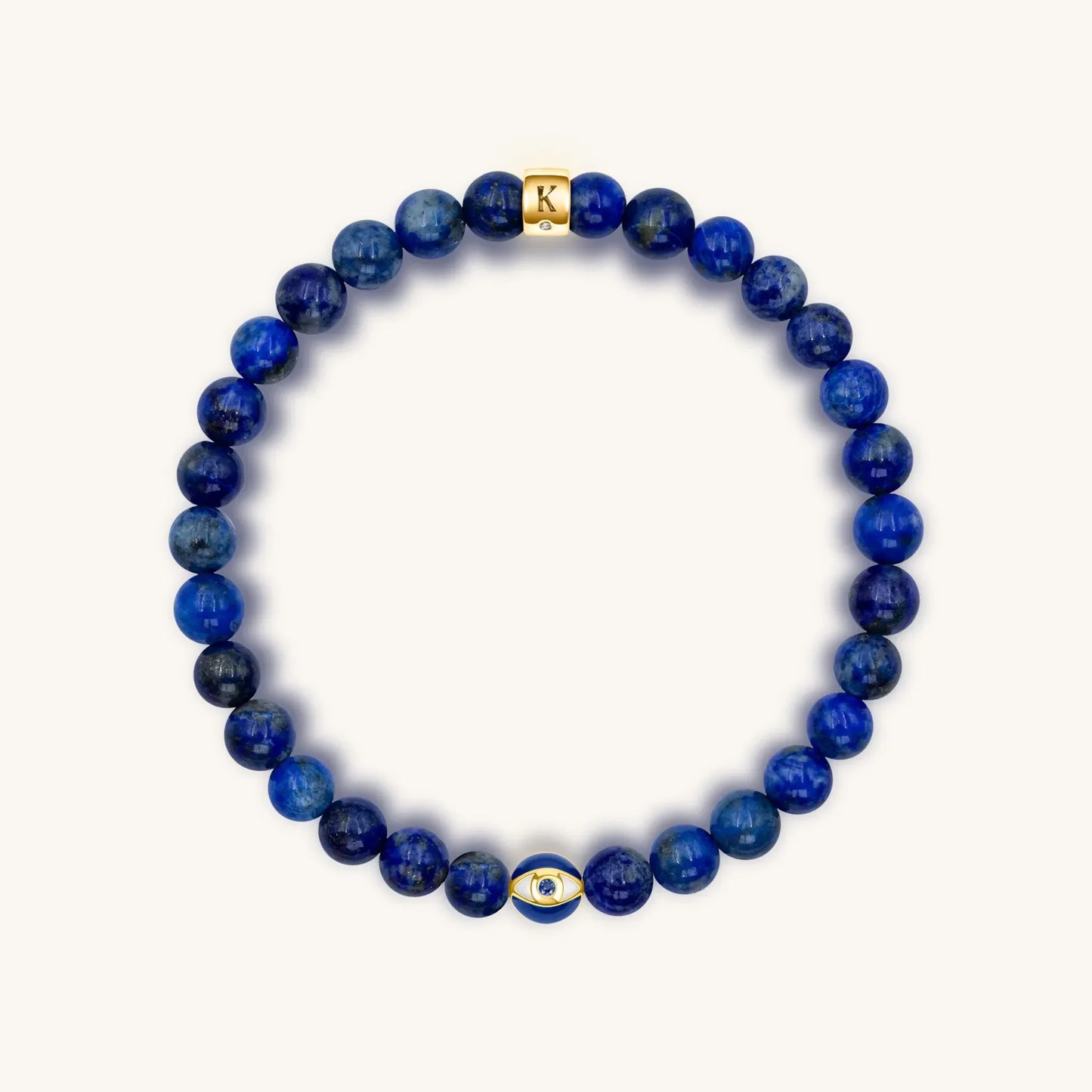 Wise Guidance Lapis September Birthstone Evil Eye Bracelet — Gift