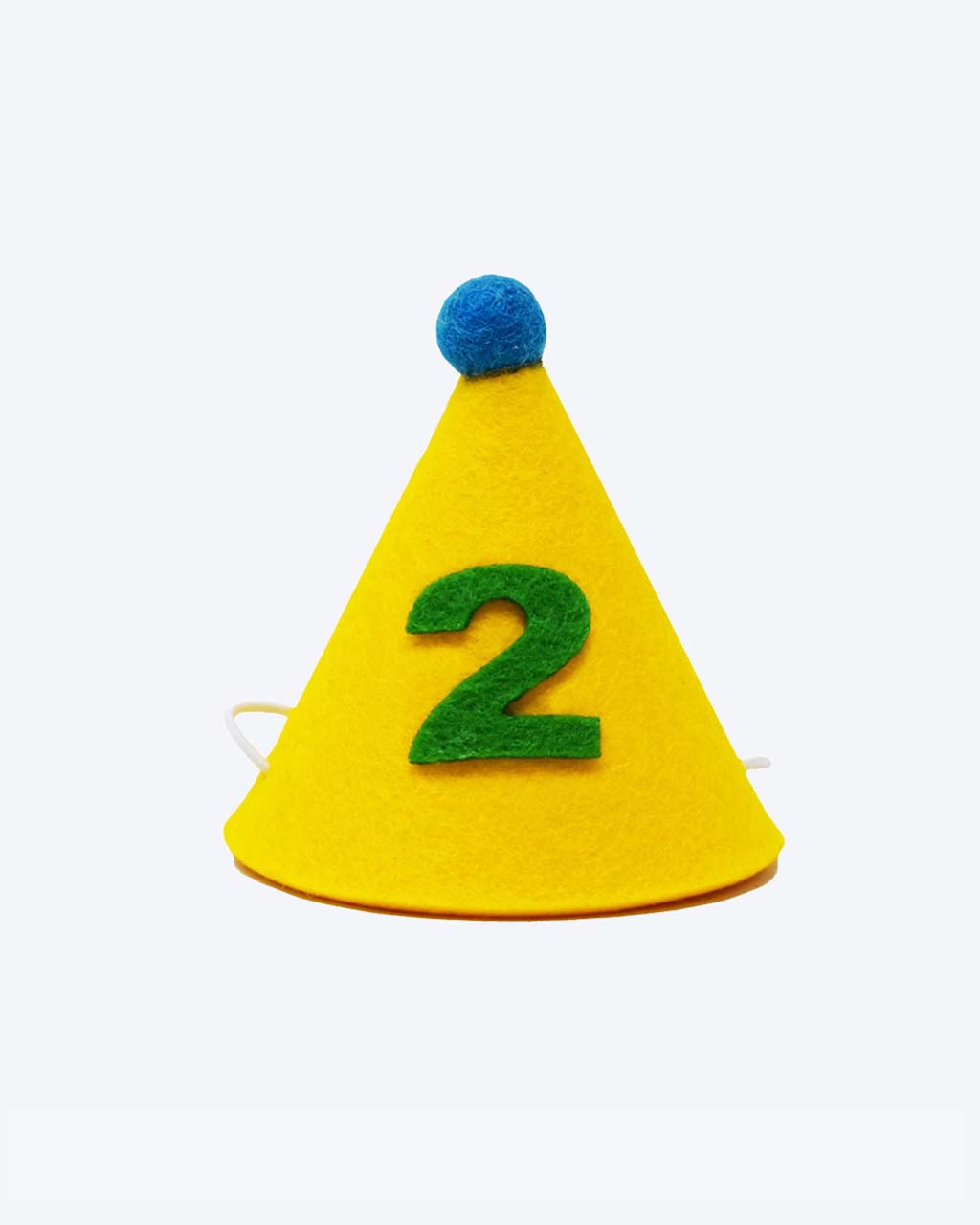 Personalized Green Number Pawty Hat for Dogs & Cats