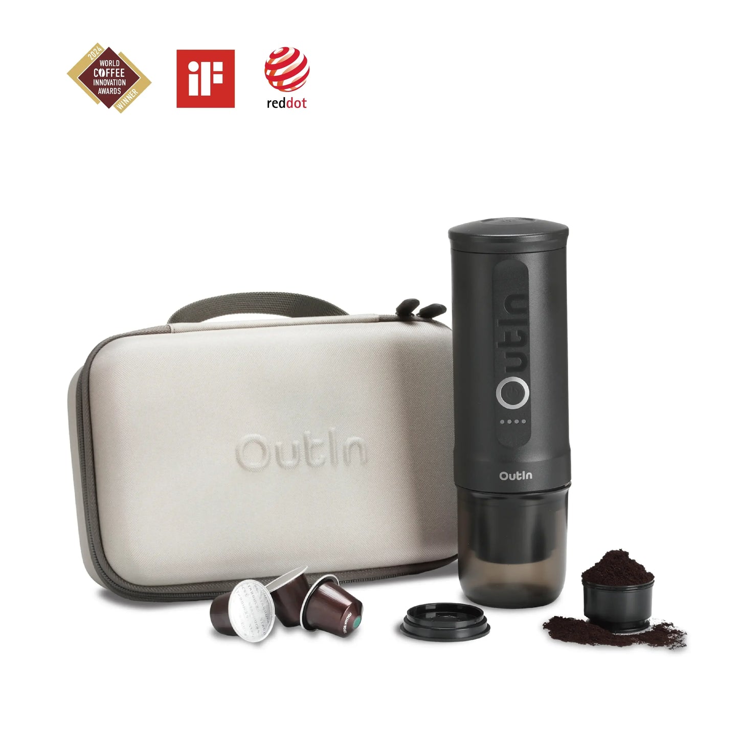 Traveler Espresso Gift Set in Space Grey for Coffee Gifts Abroad