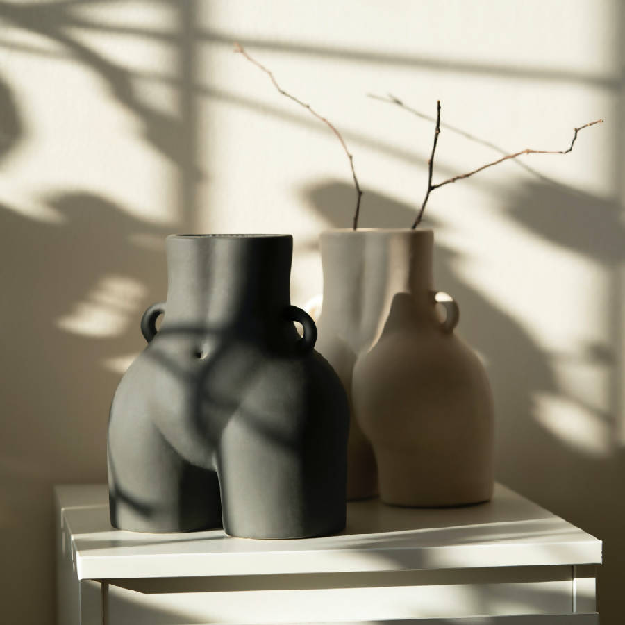 Her Vase – Handcrafted Feminine Ceramic Art for Bold Interiors
