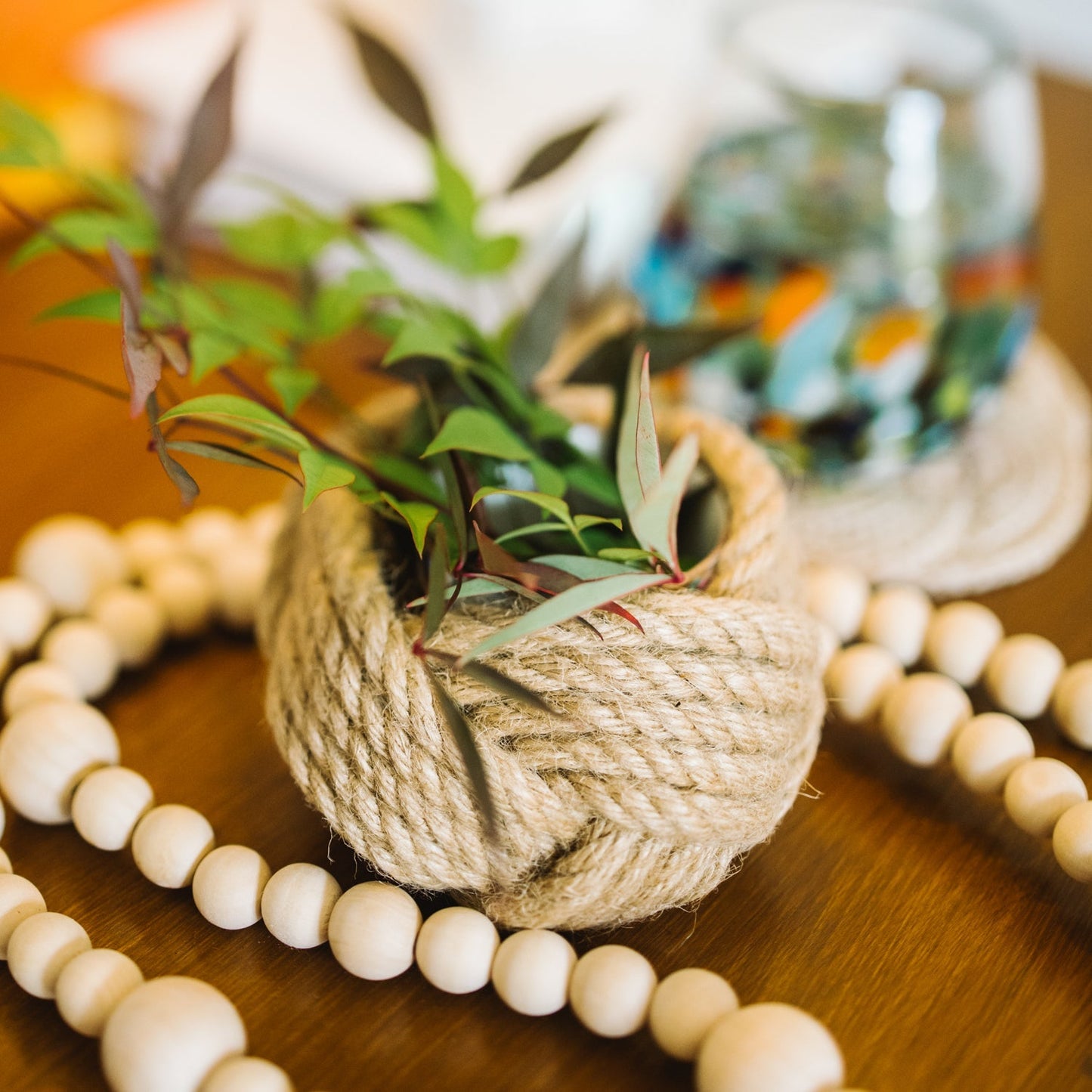 Mini Unbound Planter — Jute Rope