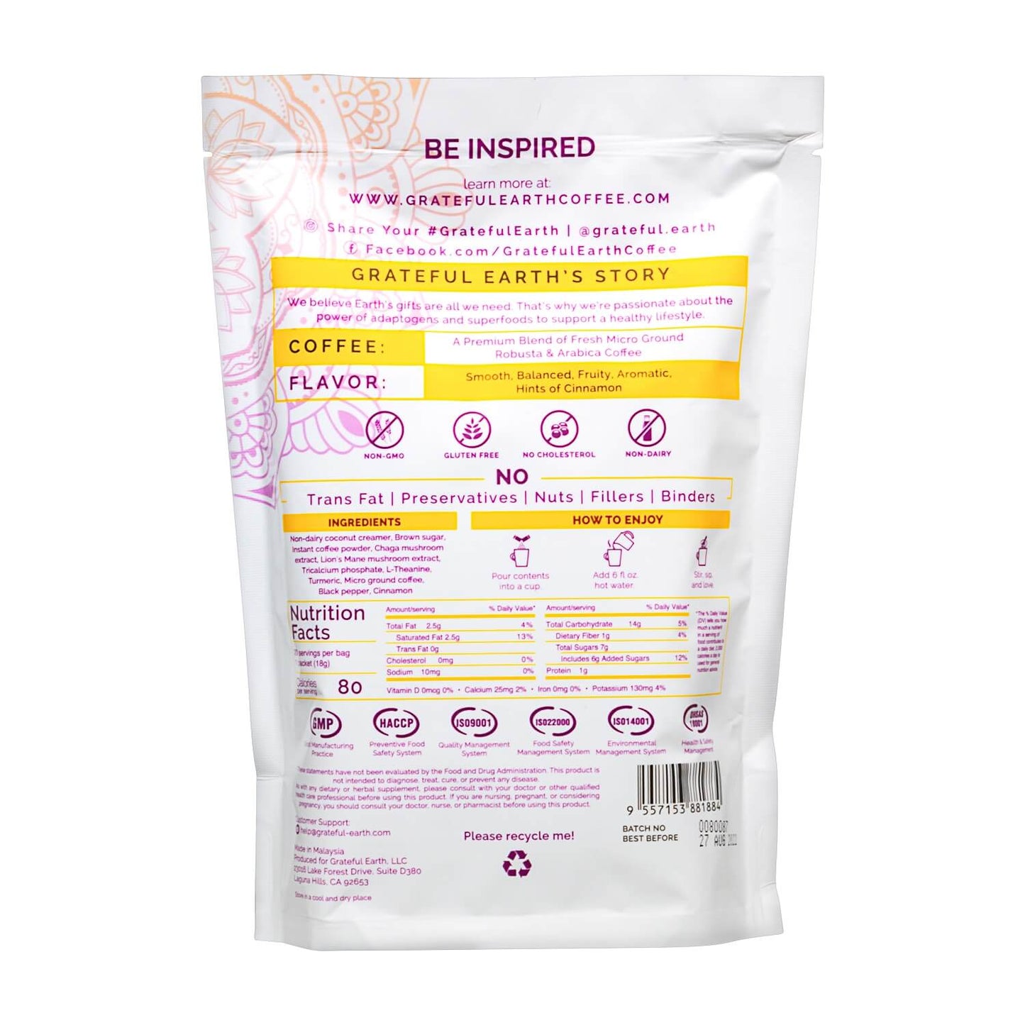 Two-Bag Super Brain Coffee Bundle — 3-in-1 Medium Roast, 6 Nootropics