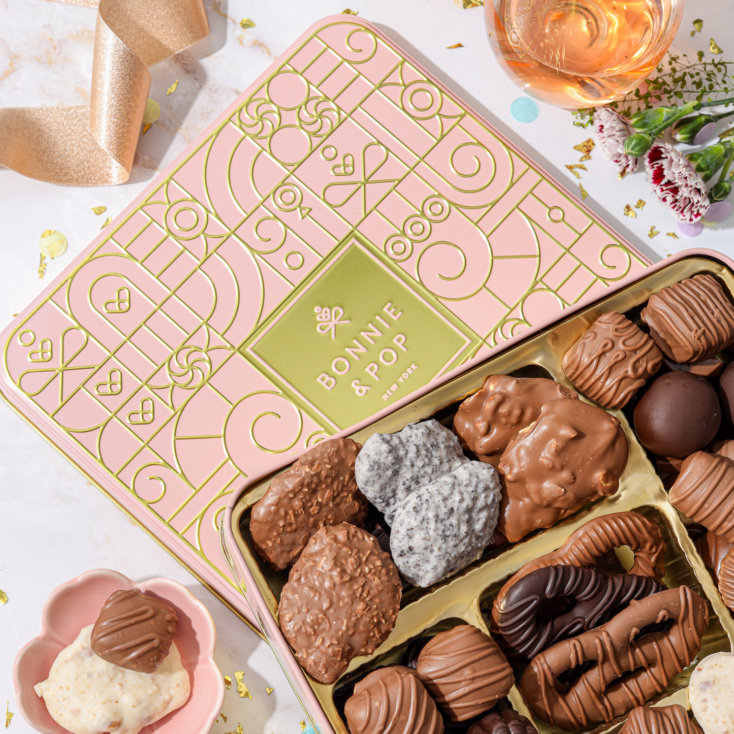 Chocolate Gift for Her – Gourmet Chocolate Gift Box with Elegant Packaging
