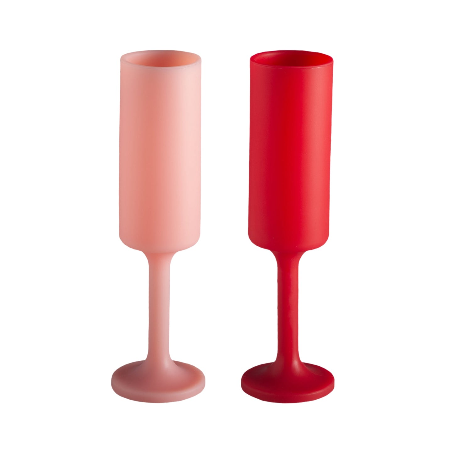 Cherry & Blush Seff Unbreakable Champagne Flutes — Outdoor Toast Gift!
