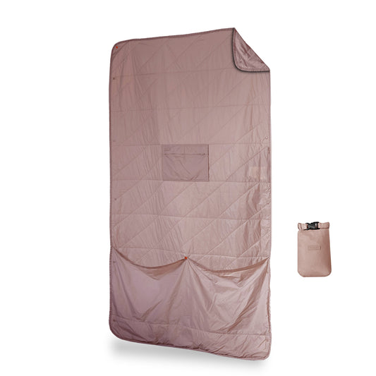 Cozy Packable Quartz Travel Blanket – Insulated, Waterproof & Compact