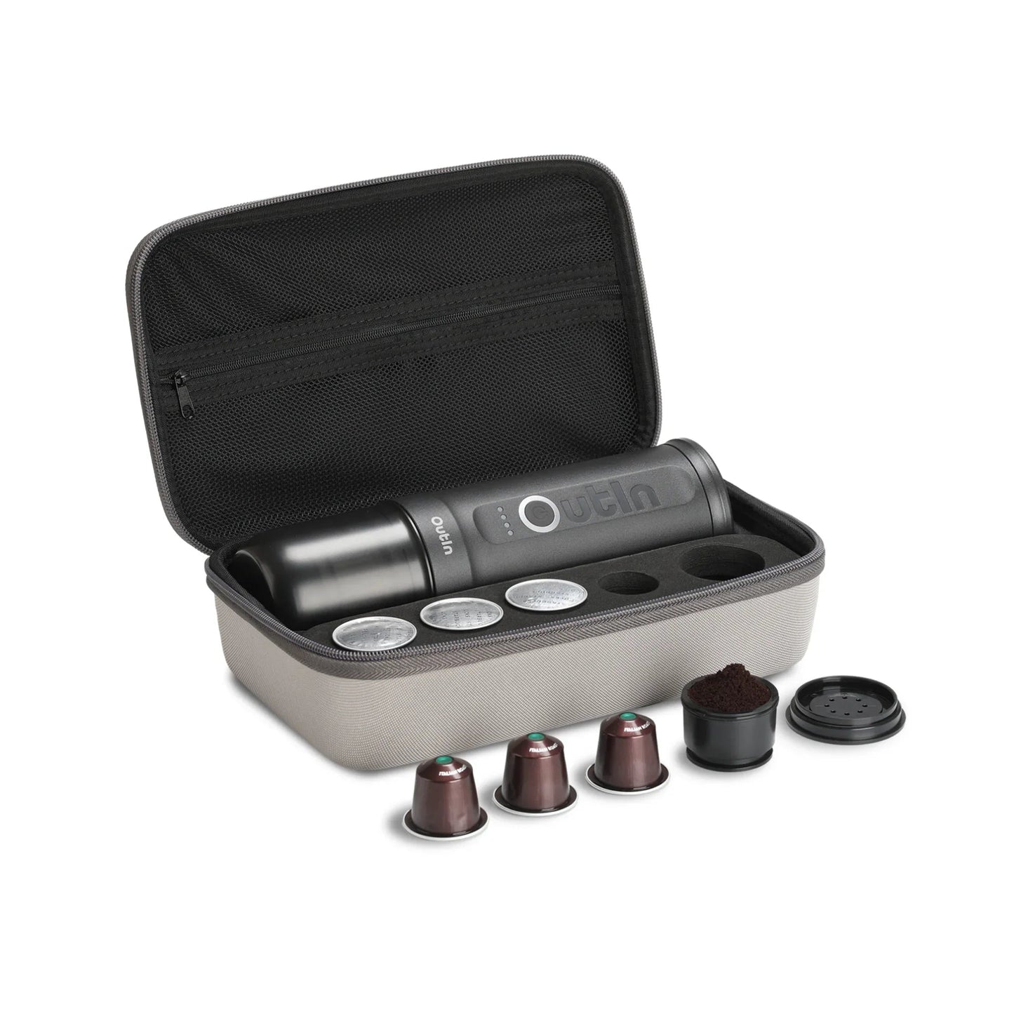 Traveler Espresso Gift Set in Space Grey for Coffee Gifts Abroad