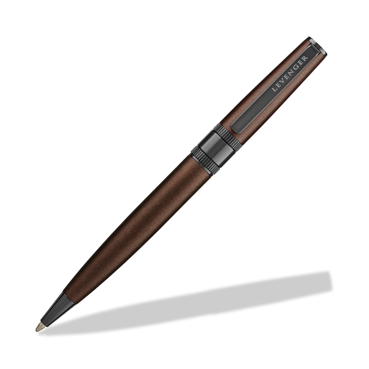 Engineer Pen in Brass with Matte Lacquer and Gear-Shift Ring
