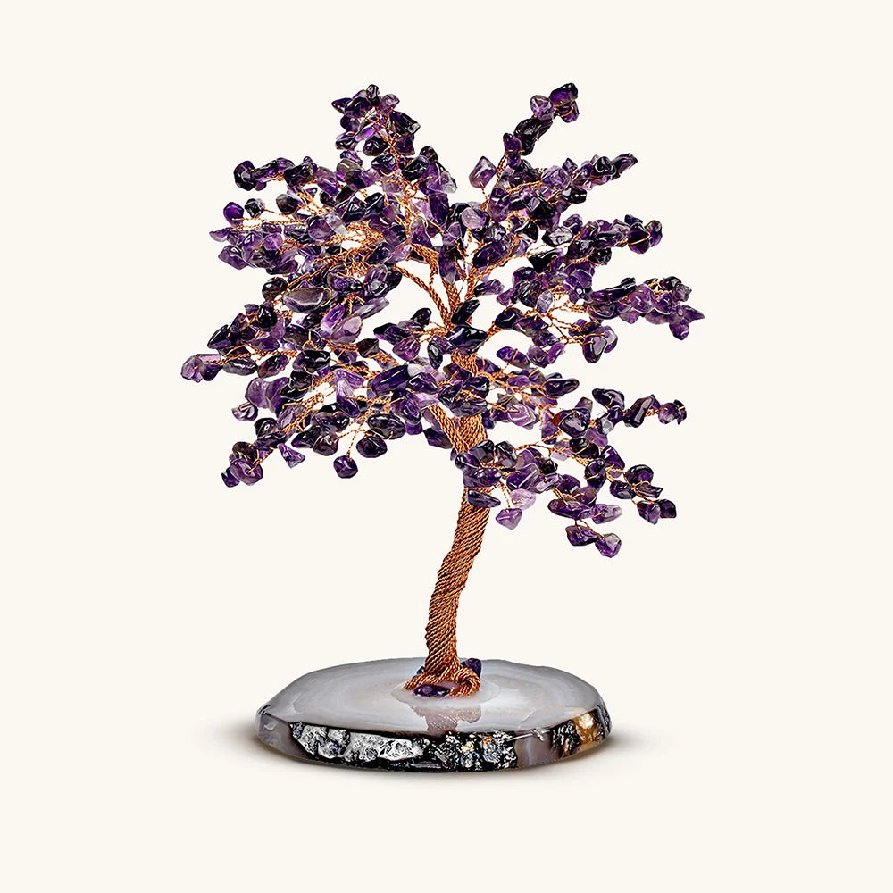 Oasis Amethyst Feng Shui Tree of Life for Calm Focus Balance