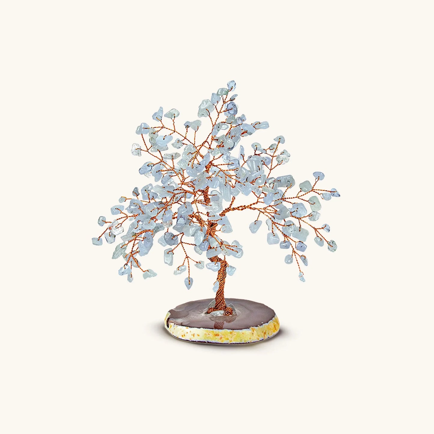 Relaxing Lullaby Aquamarine Feng Shui Tree for Peaceful Flow