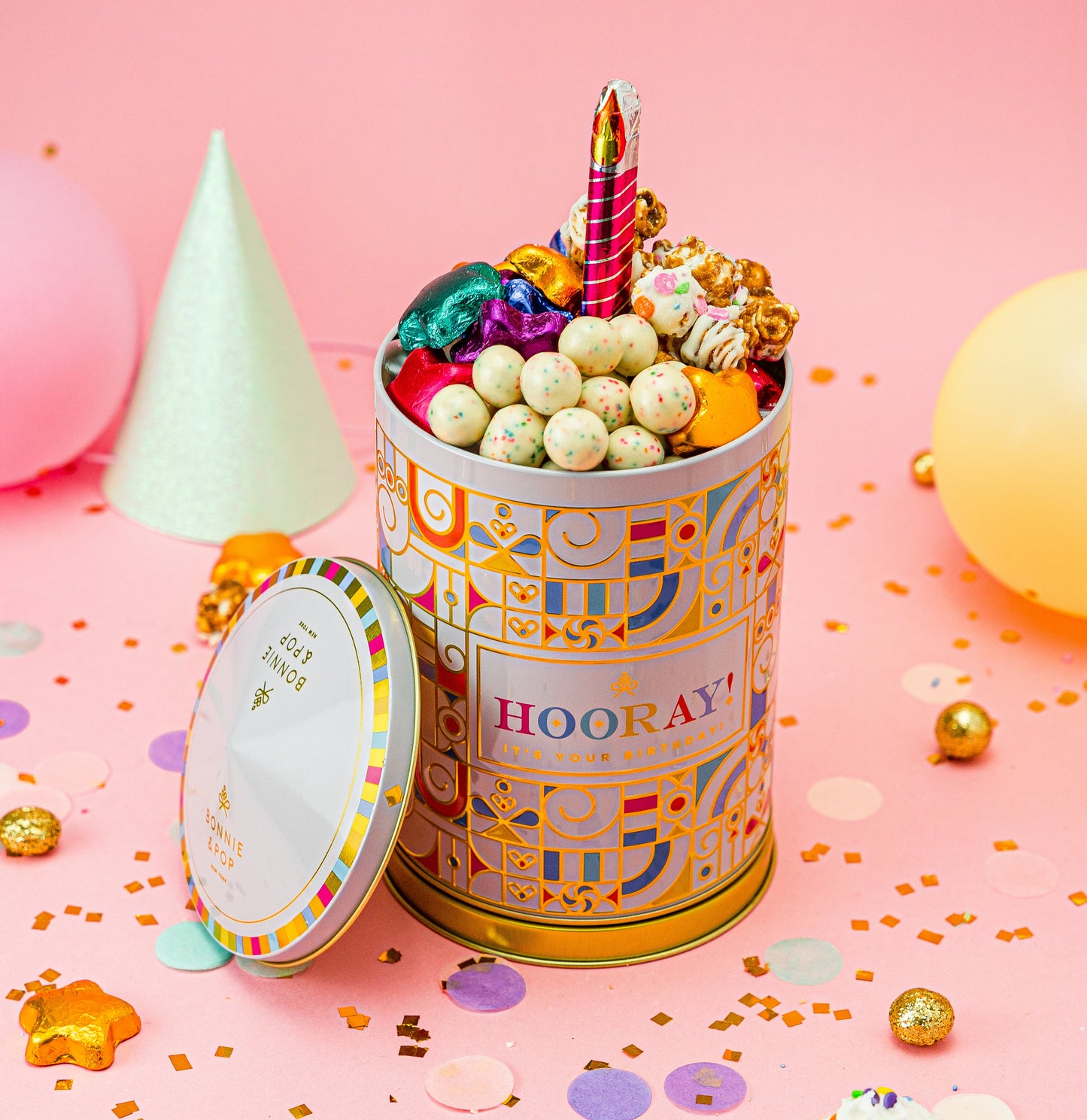 Happy Birthday Tin – Celebration Sweets Gift