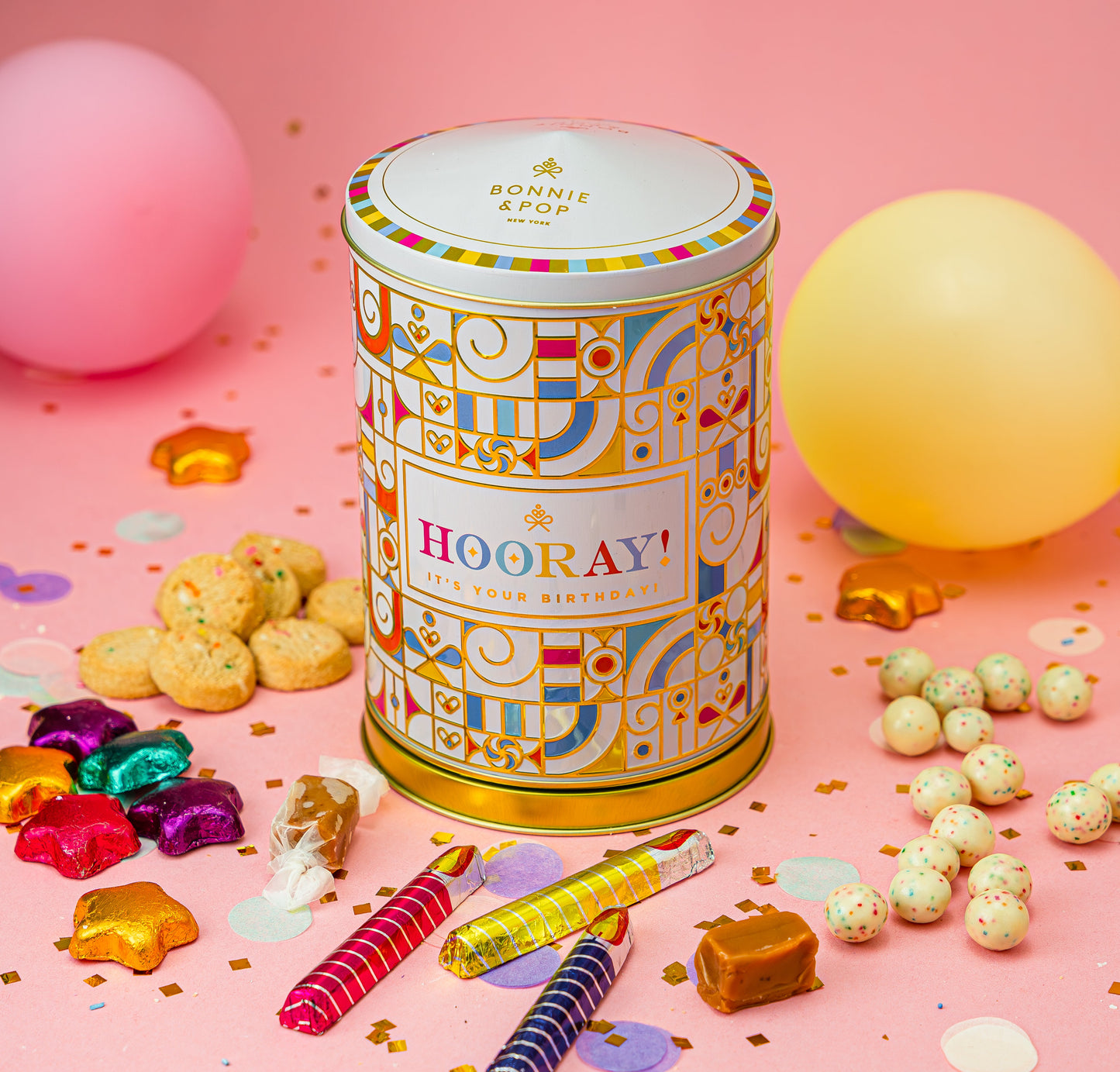 Happy Birthday Tin – Celebration Sweets Gift