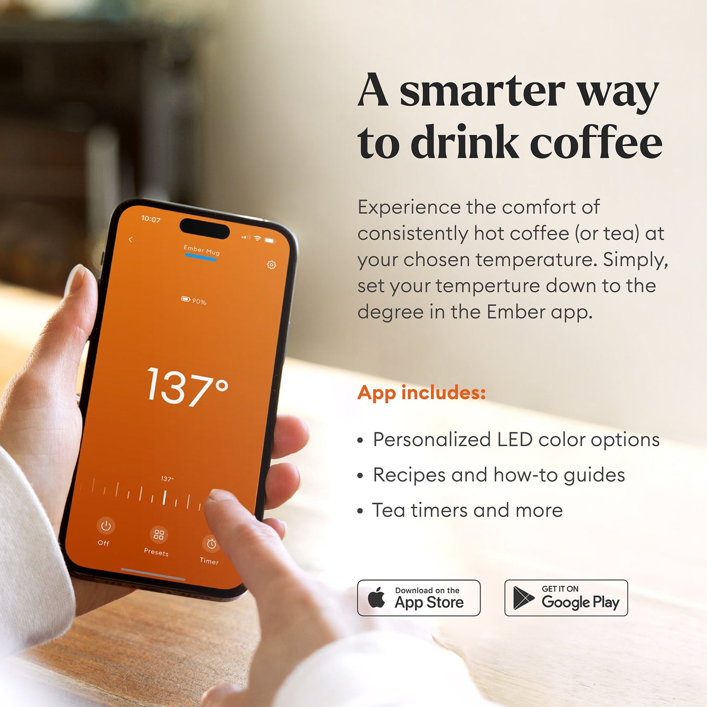 Ember Mug 2 – Smart Heated Coffee Mug (10oz / 14oz)