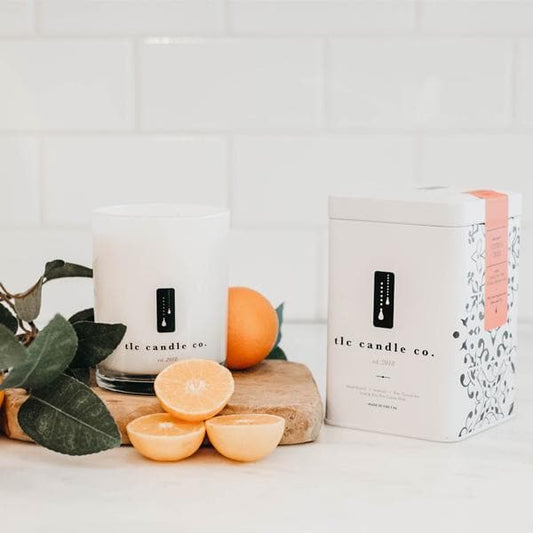 Citrus Tree Orange Citrus Soy Candle — Bright Uplifting Gift