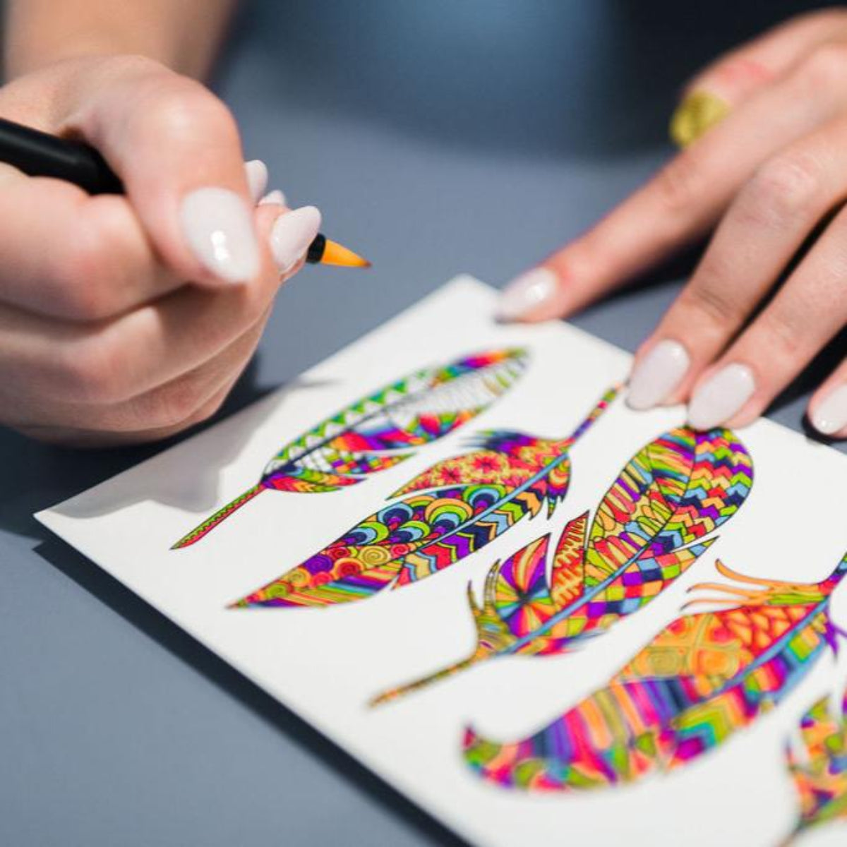 Dual Pens Coloring Kit with Brush Markers for Creative Crafting