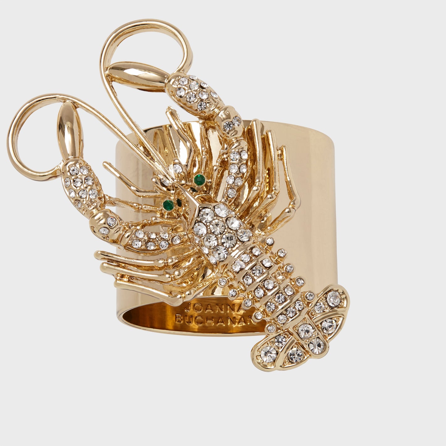 Sparkle Lobster Napkin Rings Set of Two for Seaside Luxe Dining Decors