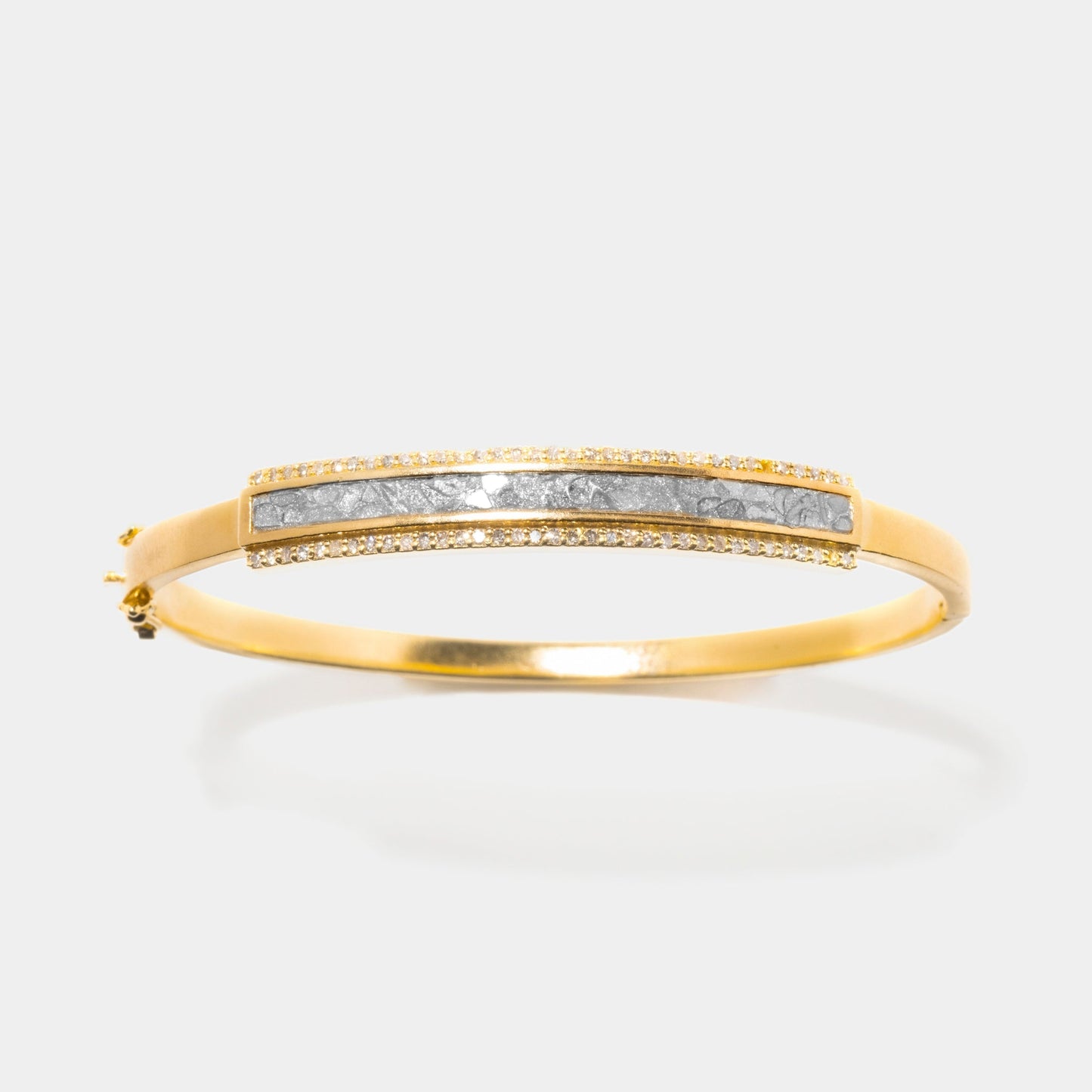 Hapur Pavé Diamond Gold Vermeil Bangle Bracelet