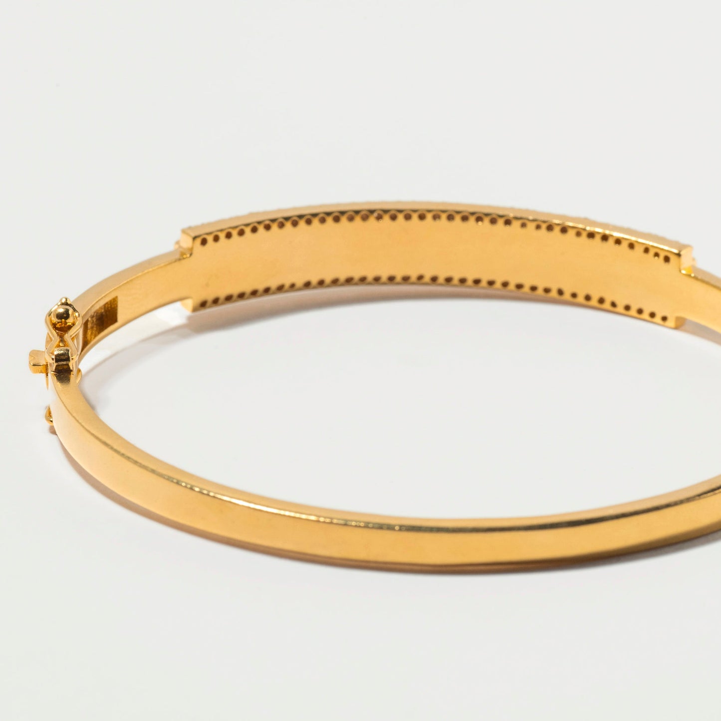 Hapur Pavé Diamond Gold Vermeil Bangle Bracelet
