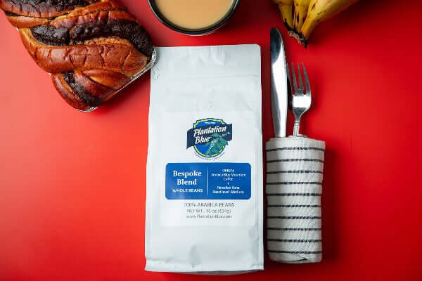 Bespoke Blue Mountain & Hawaiian Kona Coffee Blend 16oz Gift Edition