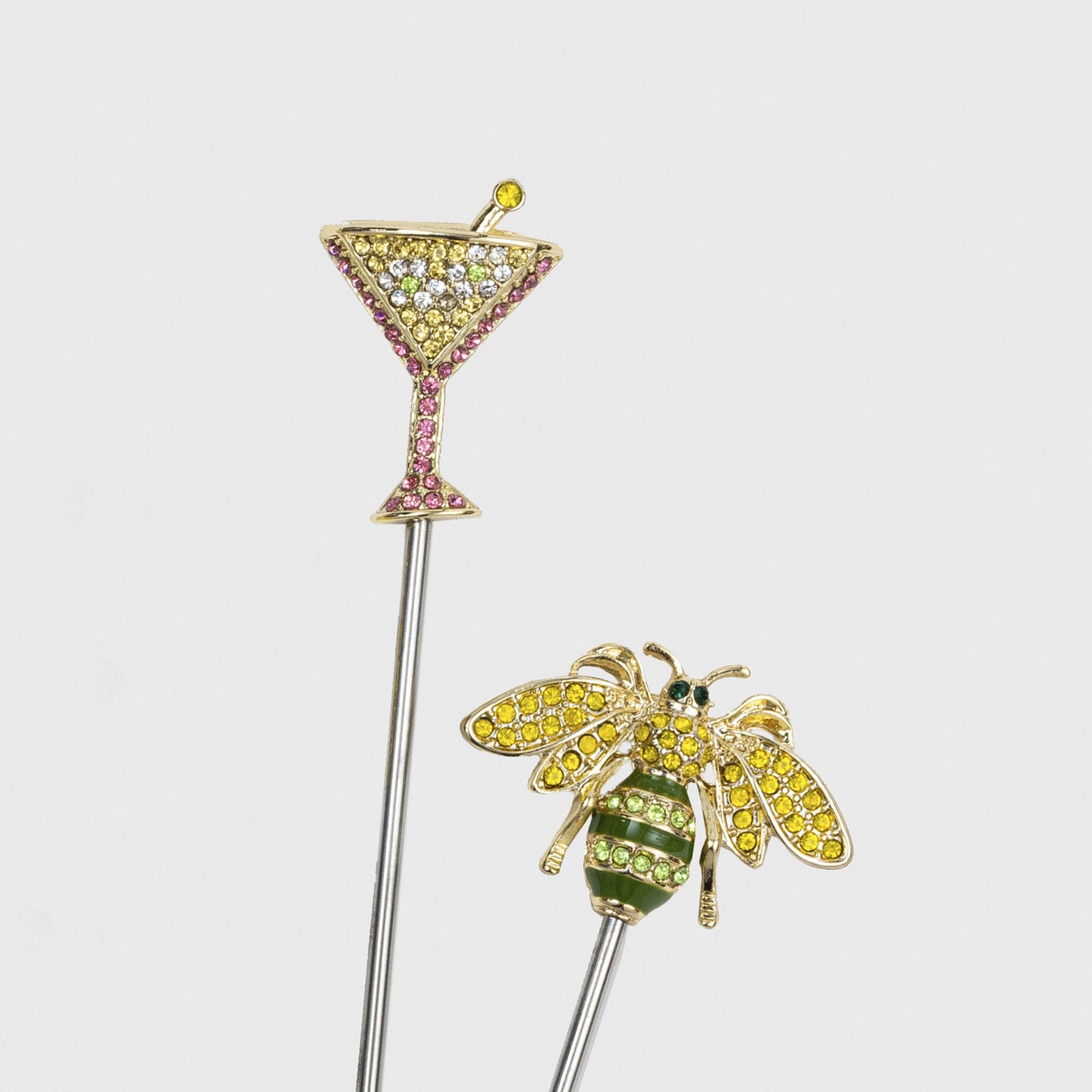 Tropical Cocktail Picks Palm Pineapple Flamingo Stripey Bee Gift Ideas