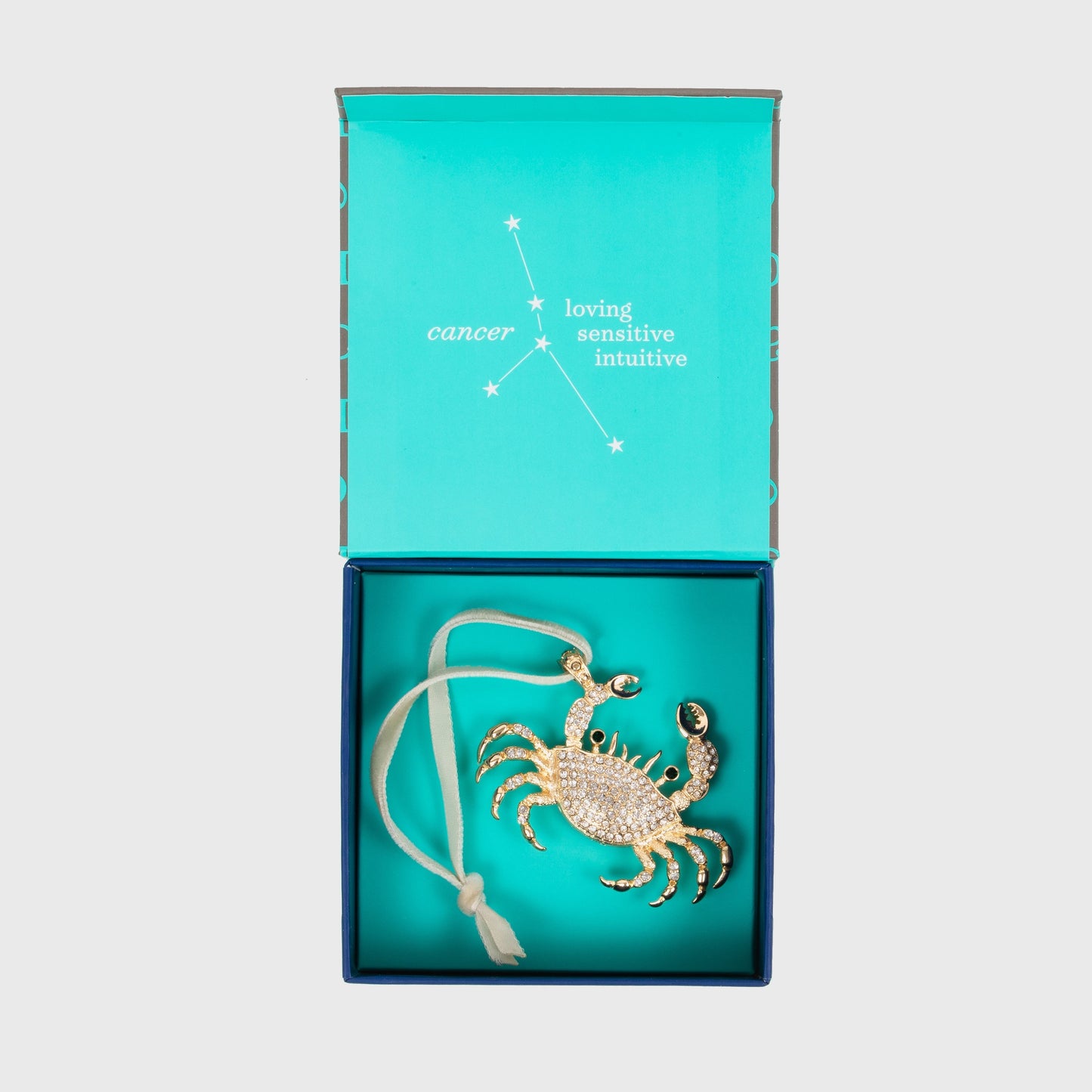 Cancer Hanging Ornament Zodiac Crystal Heirloom Gift Box Keepsake Gift
