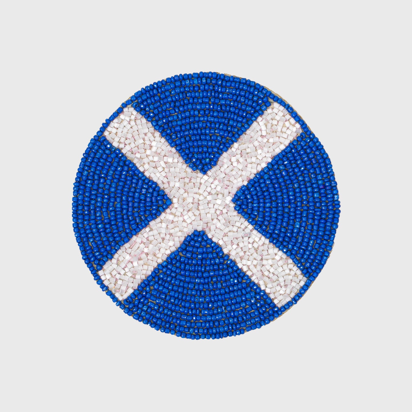 Nautical Flag Hand-Beaded Coasters, Vibrant Coastal Gift Set of Four