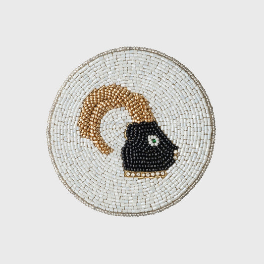 Capricorn Zodiac Coasters, Set of Four, Thoughtful Astrology Gift Décor