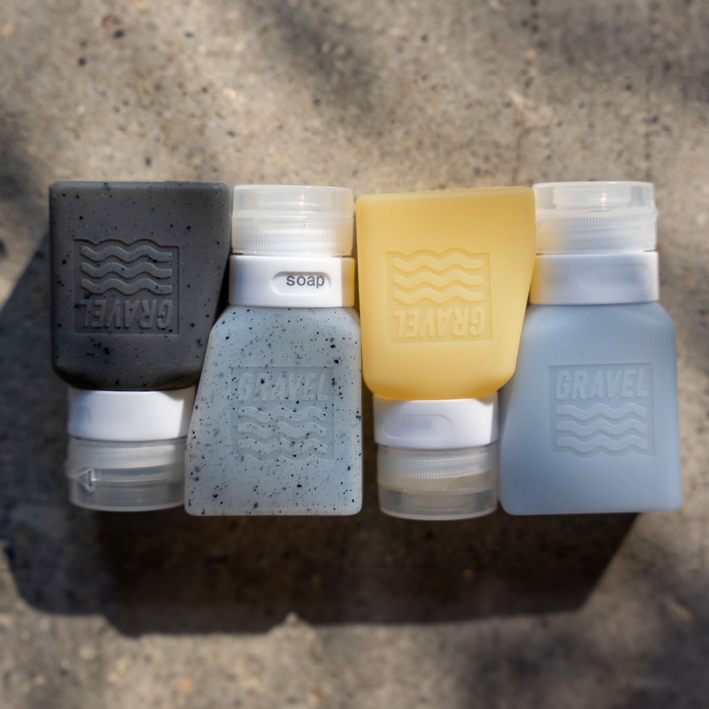 TSA-Approved Leak-Proof Travel Toiletry Set with 4 Bottles