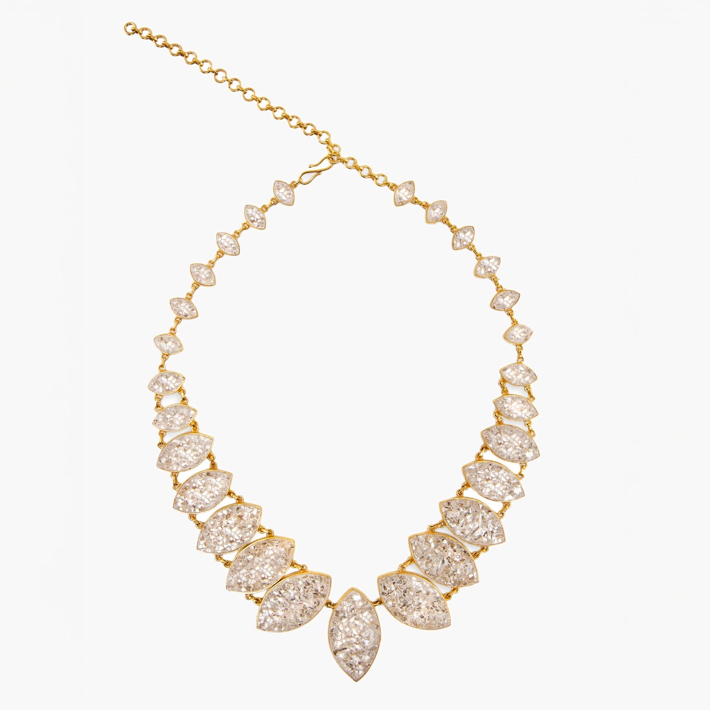 Jodhpur 18k Gold Vermeil Necklace with Diamond Accents