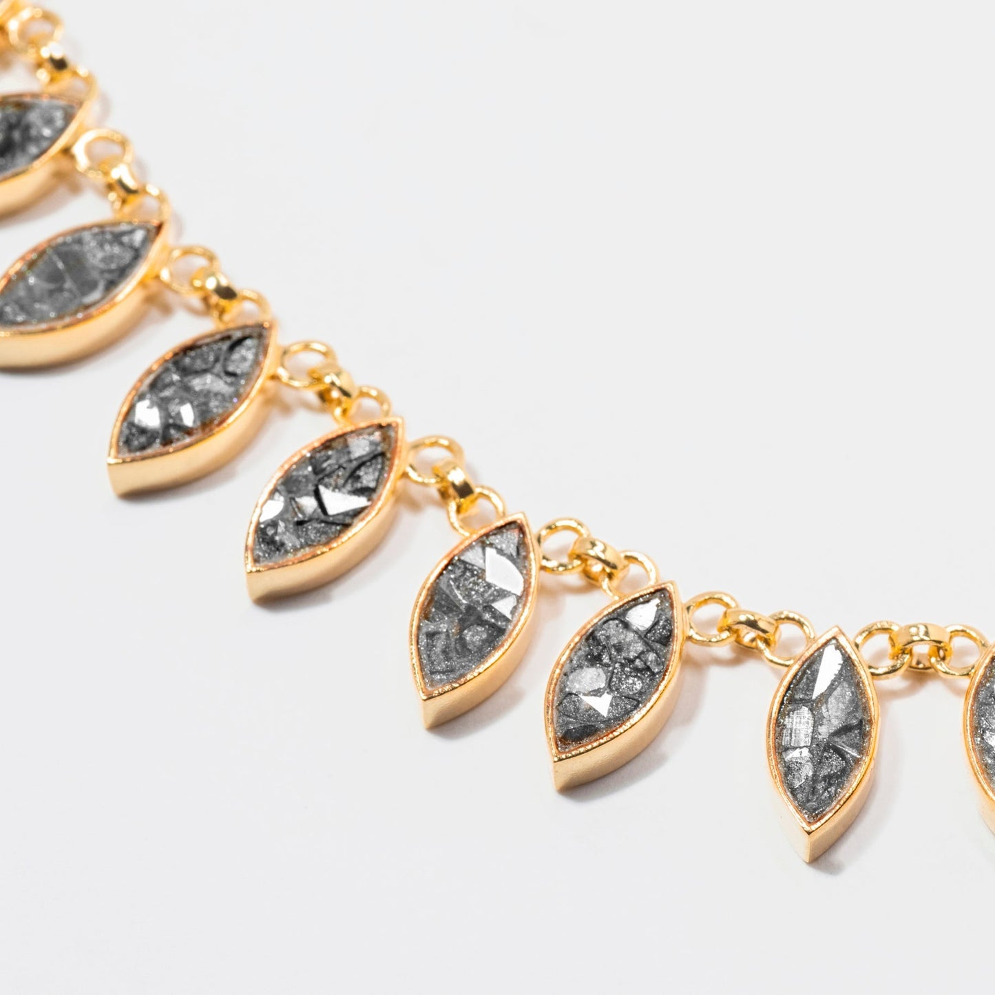 Nayika Gold Vermeil Necklace with Raw Diamond Detail