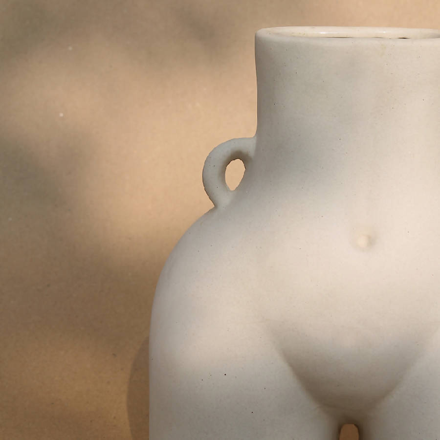 Her Vase – Handcrafted Feminine Ceramic Art for Bold Interiors