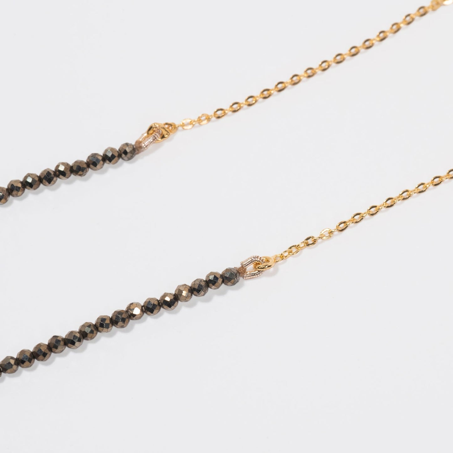 Raina Gold Vermeil Pendant Necklace with Raw Diamonds