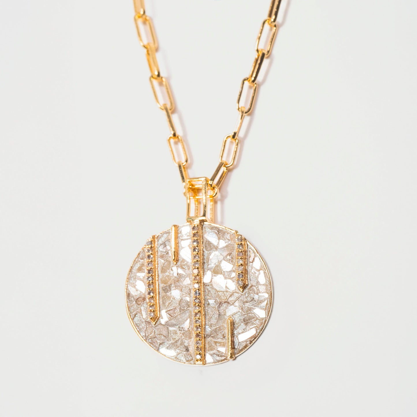 Riffa Gold Vermeil Diamond Small Necklace