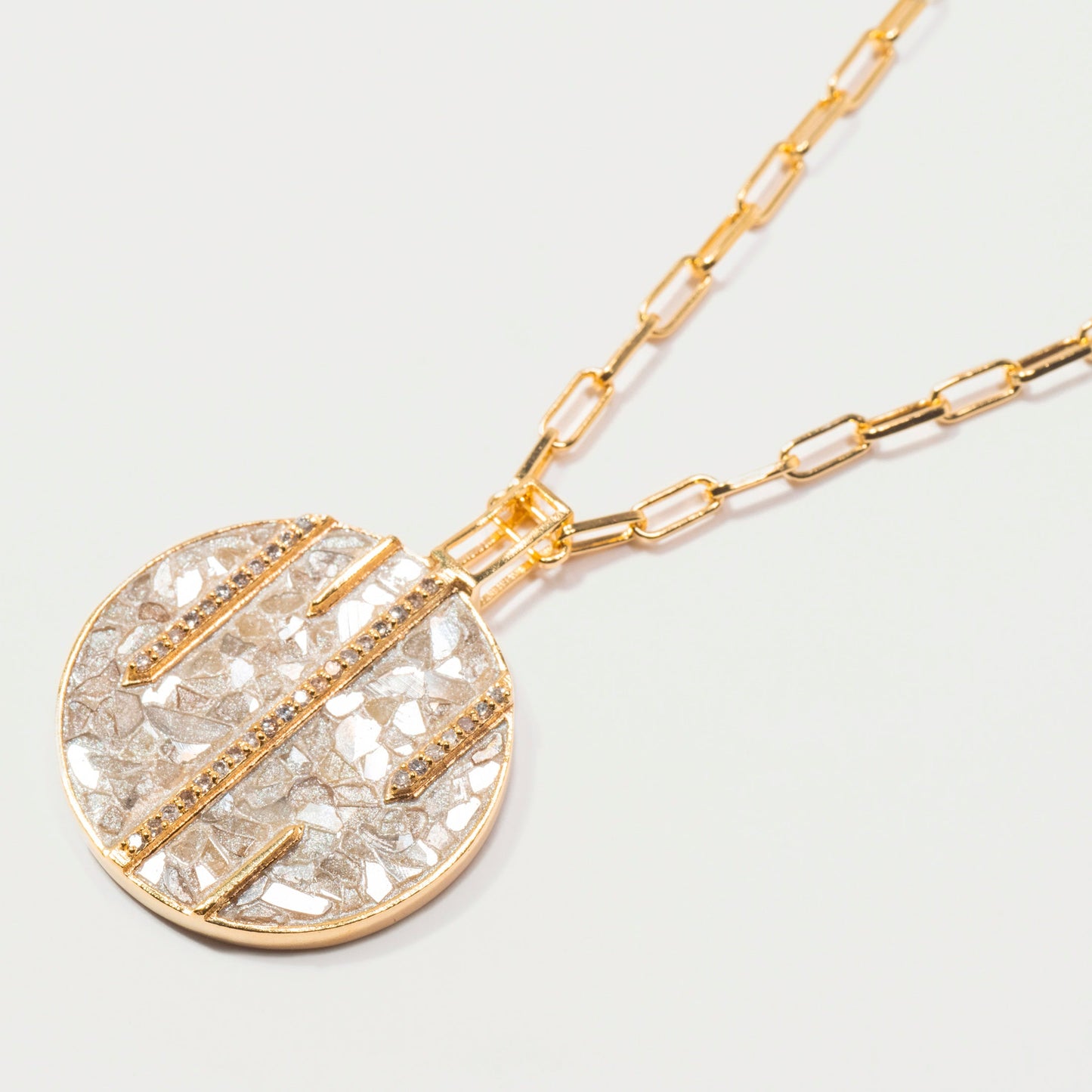Riffa Gold Vermeil Diamond Small Necklace