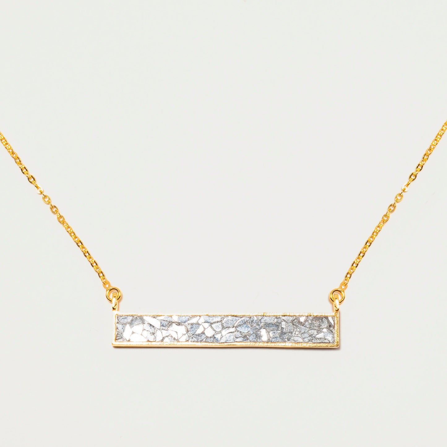 Rosera Gold Vermeil Pendant Necklace with Raw Diamonds