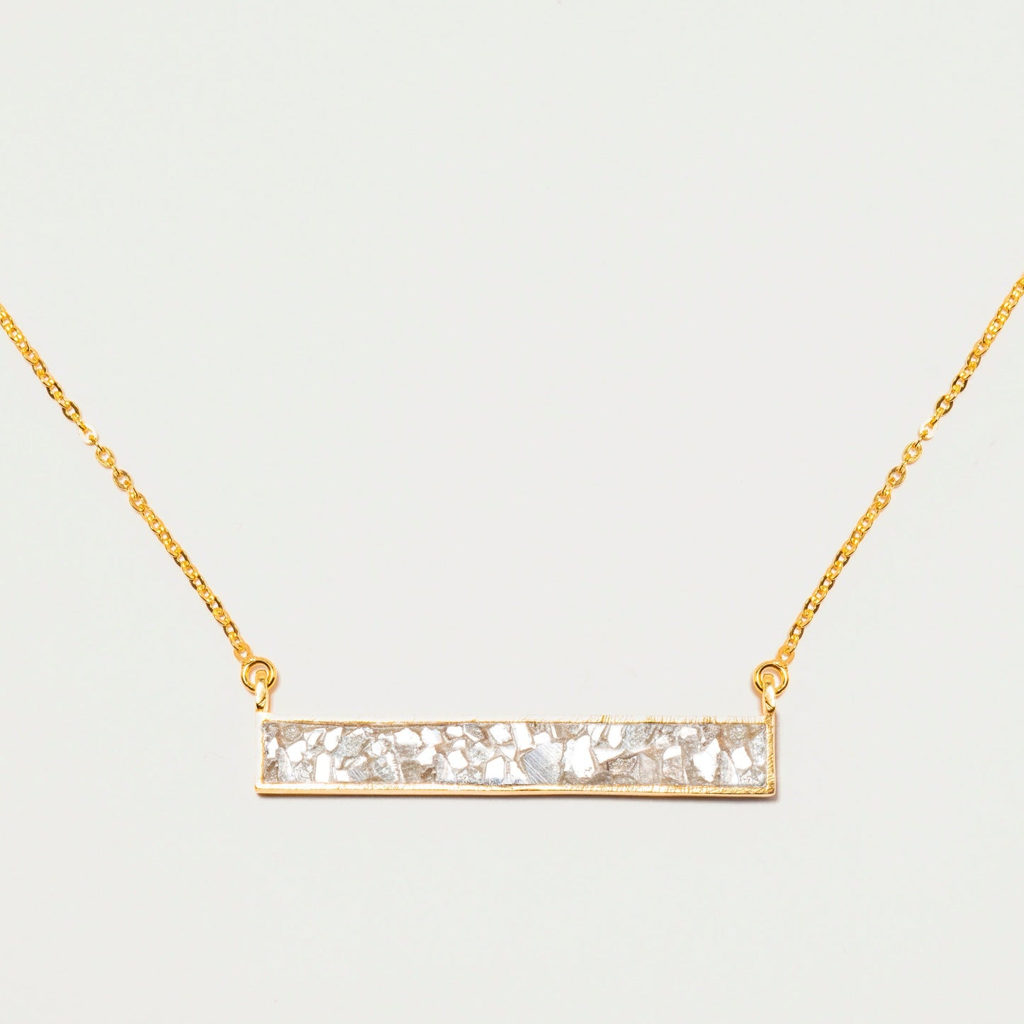 Rosera Gold Vermeil Pendant Necklace with Raw Diamonds