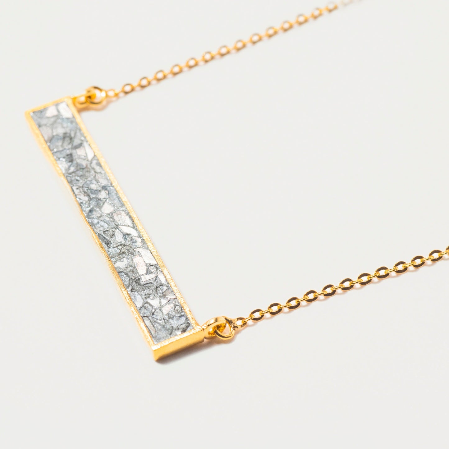 Rosera Gold Vermeil Pendant Necklace with Raw Diamonds