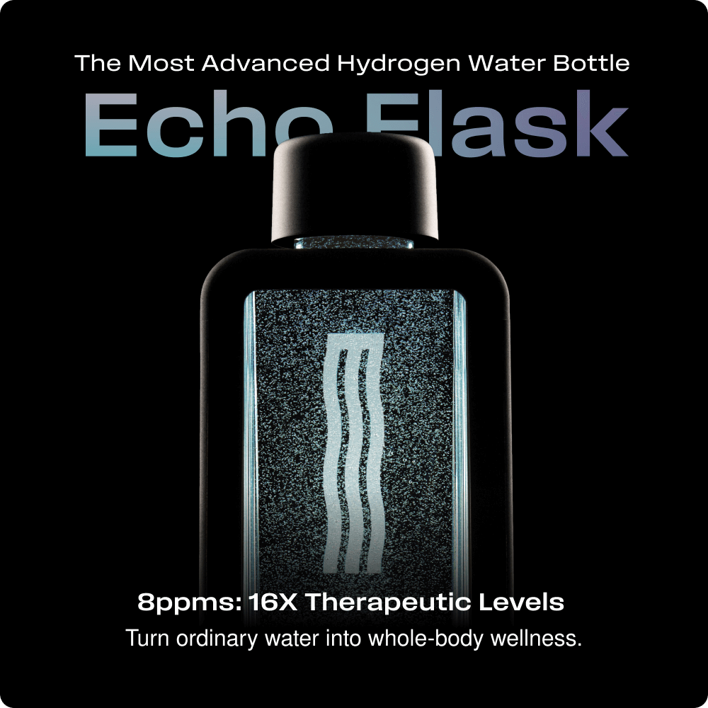Echo Flask Hydrogen Water Bottle with 8 PPM Boost — Premium Wellness G
