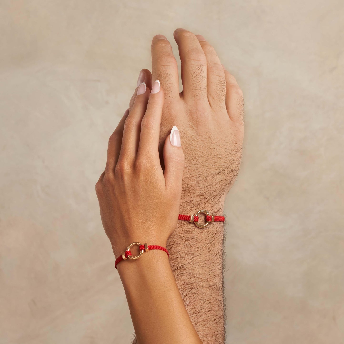 Infinite Wisdom Men’s Karma Circle Red String Bracelet