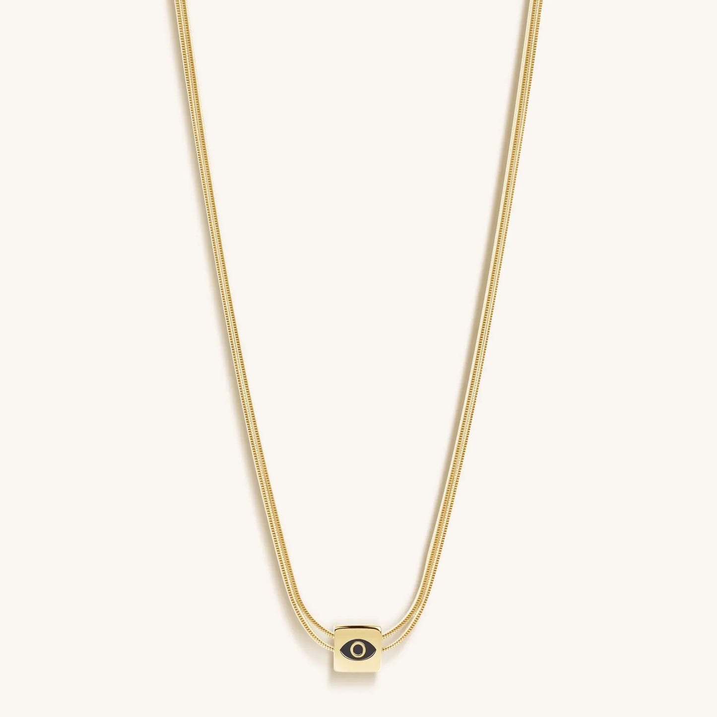Soothe & Heal Turquoise Evil Eye Necklace — December Birthstone