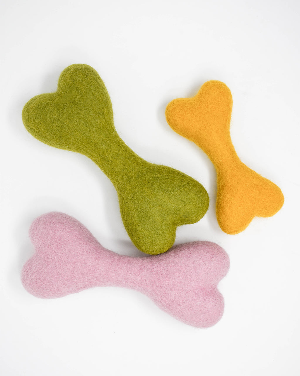 Eco-Friendly MB Woolbone – Durable Natural Wool Dog Fetch Toy