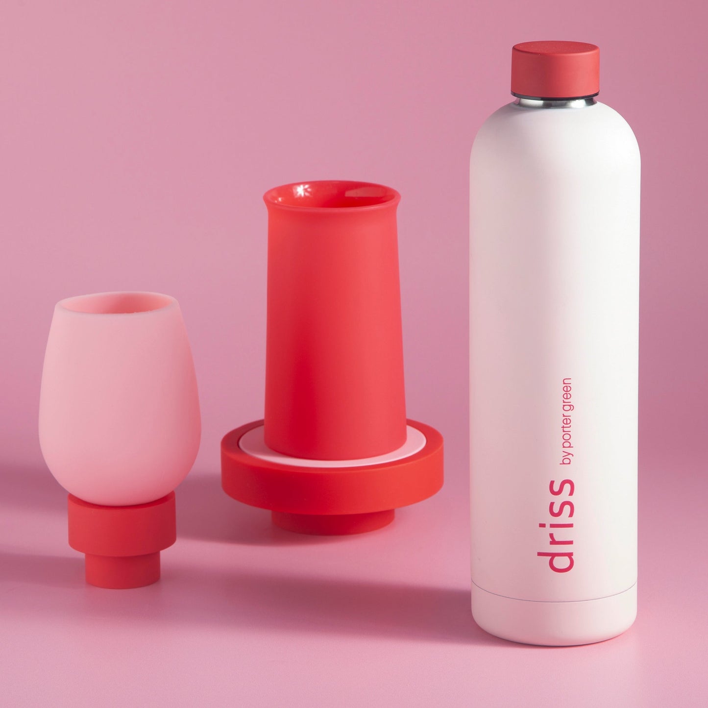 Cherry & Blush Silicone Unbreakable Glasses — KidSafe Outdoor Gift Set