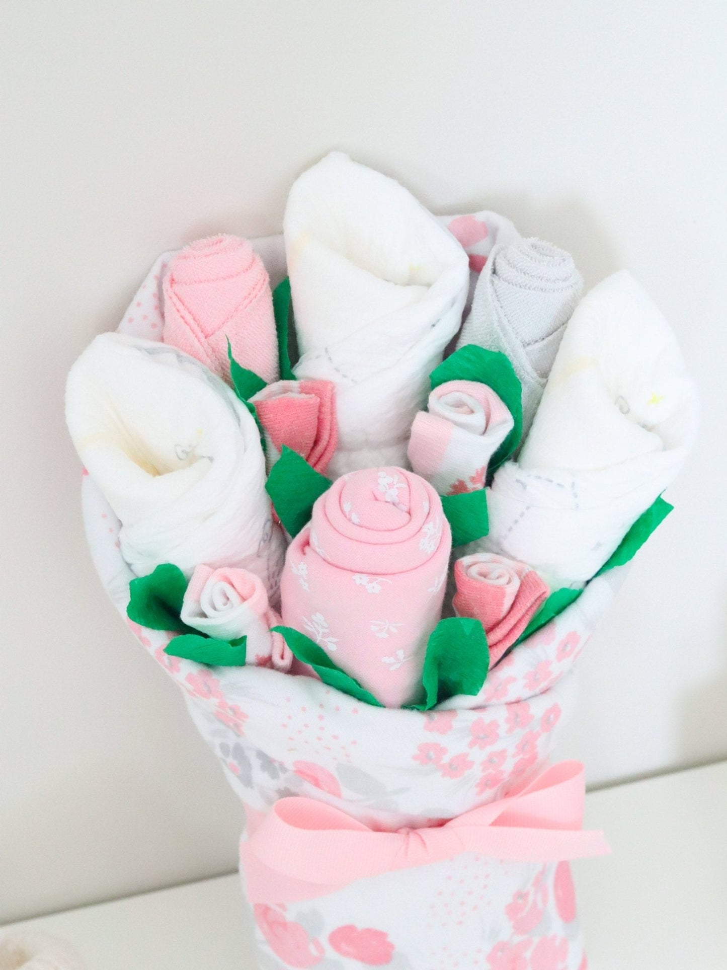 Floral Baby Gift Set for Girls – Unique Layette Bouquet