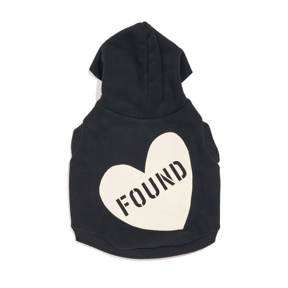 Big Full Heart Hoodie Hot in Black + Cream – Animal Adoption