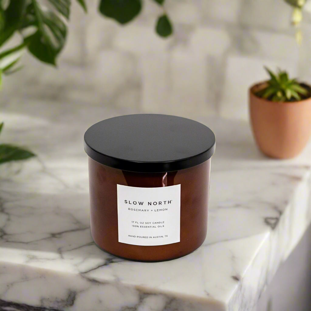 Rosemary + Lemon Signature 3‑Wick Candle