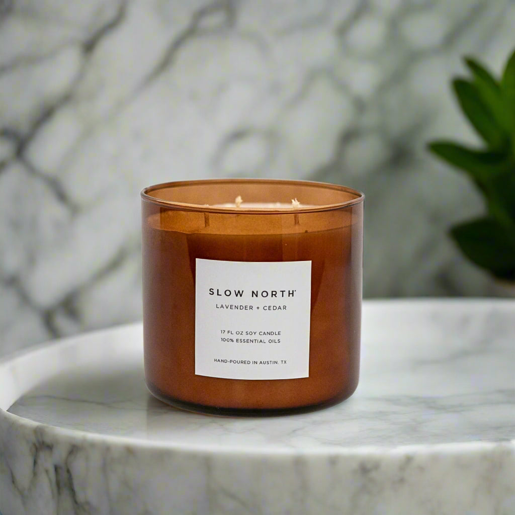 Lavender + Cedar Signature 3-Wick Candle