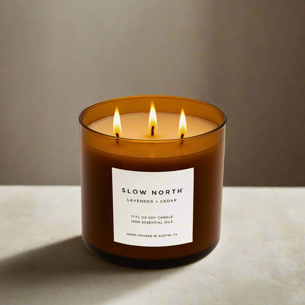 Lavender + Cedar Signature 3-Wick Candle