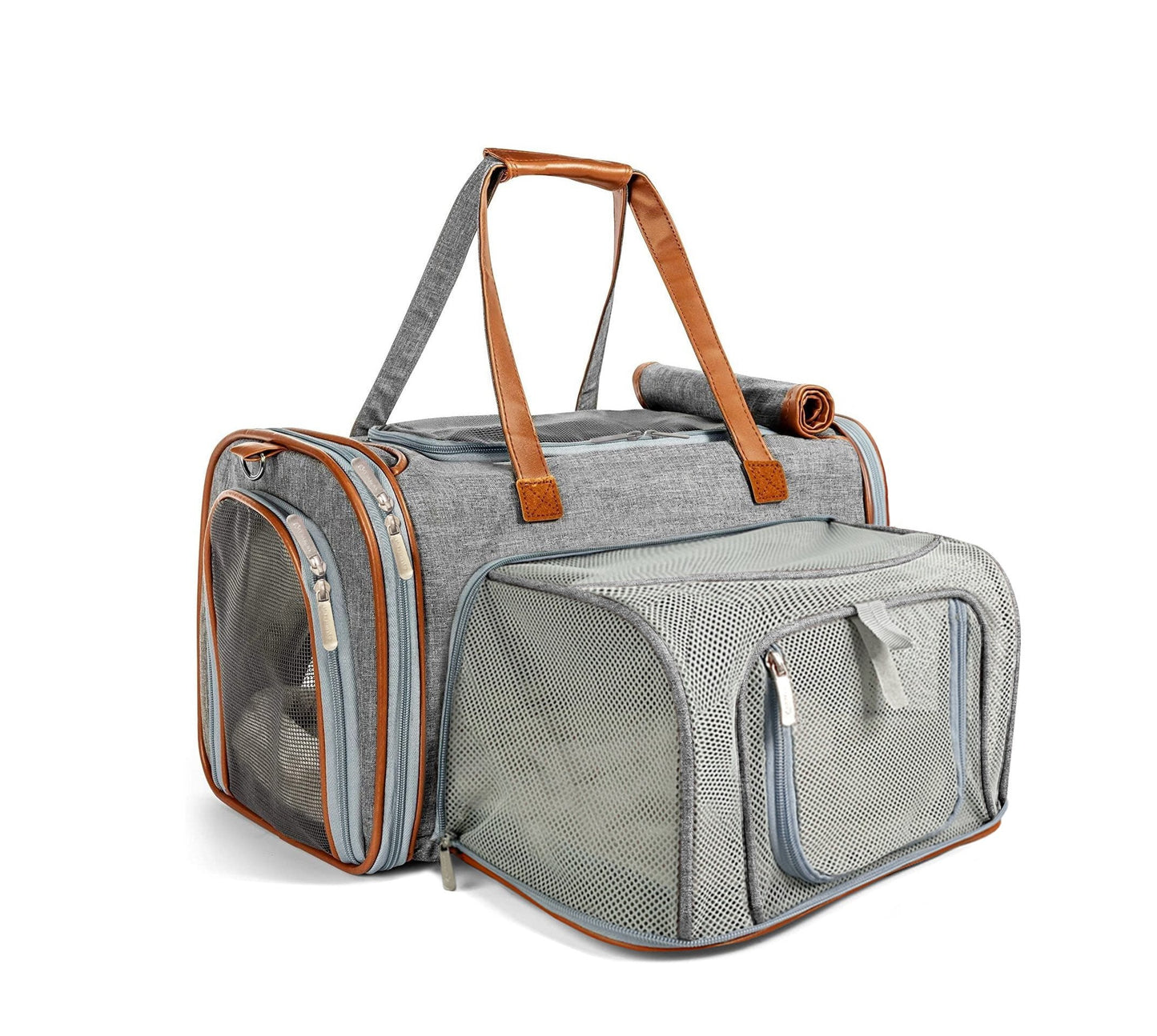 Compact Airline-Approved Expandable Pet Carrier – Mr. Peanut’s Gold Mini