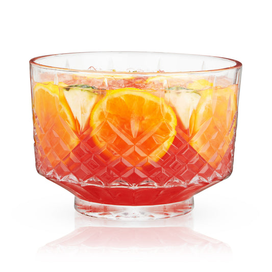 Admiral Crystal Punch Bowl 2.5 Gallon Lead-Free Centerpiece Gift